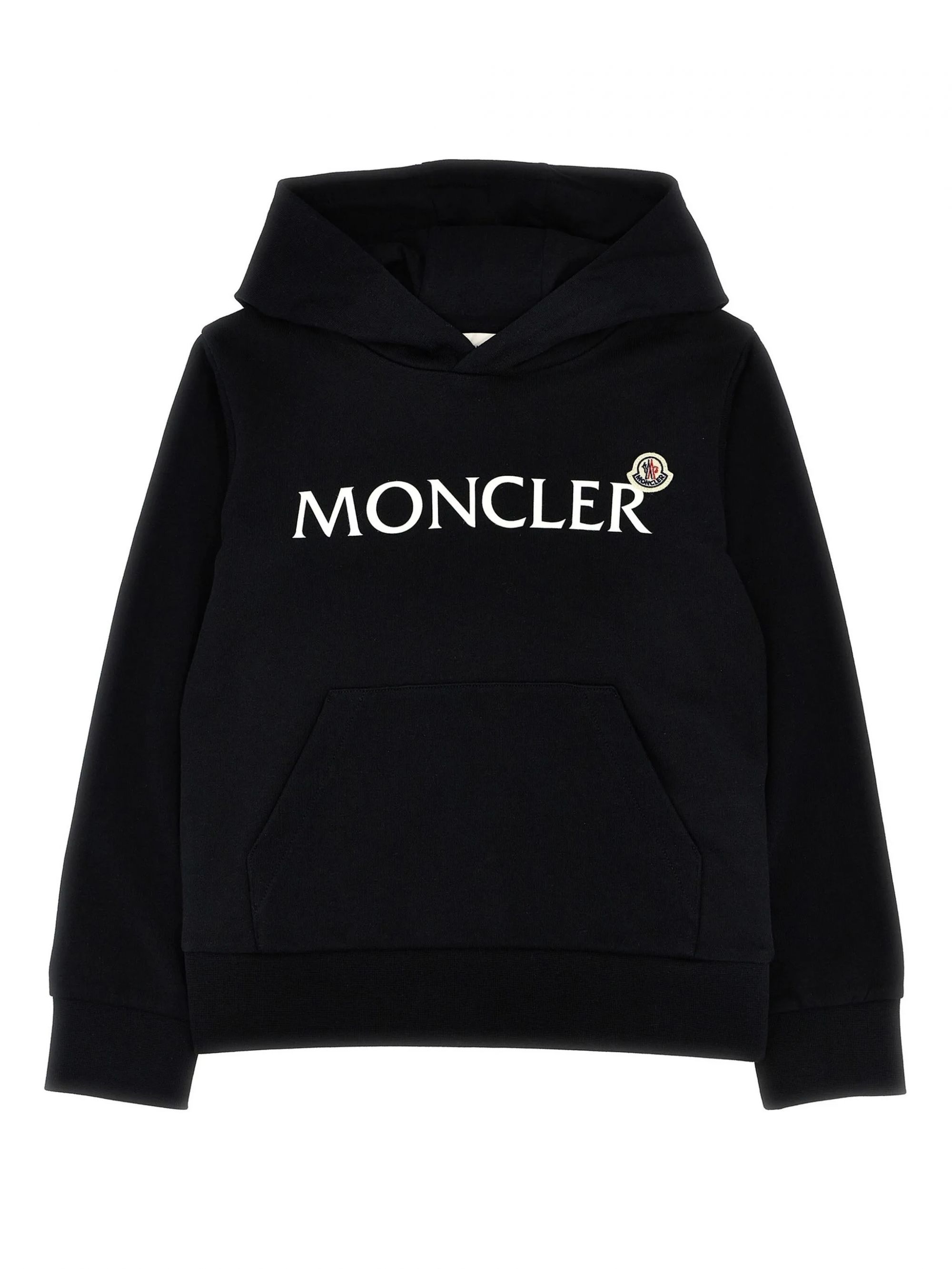 Moncler Kids SS25 Cotton Hooded Sweatshirt: Stylish & Eco-Friendly!